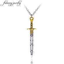 Percy Jackson Necklace Sea Of Monsters Sword Pendant Necklace Charm Long Collier Jewelry For Women Fashion Choker Necklace 2024 - buy cheap