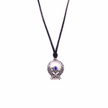 Yatagarasu Crow Pendant Japanese Raven Prosperity Amulet Pendant wax rope necklace 2024 - buy cheap