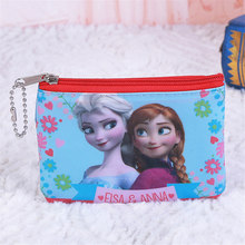 Disney Princess Frozen Cartoon Spiderman Children's Purse Coin girl boy gift bag for Storage Elsa wallet Clutch pendant 2024 - buy cheap