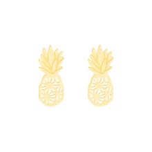 Elegant Flower Fruit Pineapple Stud Earrings for Women Girls Weddings Party Gift Ear Jewelry Dainty Minimalist Post Earring Gift 2024 - buy cheap