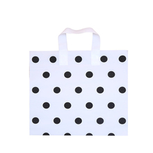 wholesale plastic gift bags,plastic Thicken shopping bags,Storage bag,Festival gift package, "White Polka dot print" 48pcs/lot 2024 - buy cheap