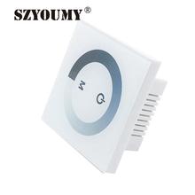 SZYOUMY DC 12 V 24 V 30A черный светодиодный переключатель света фар, яркость контроллера для одного цвета 5050 3528 5630 Светодиодный светильник полосы света