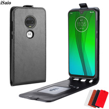 For Motorola Moto G7 Plus Flip Case Leather Cover For Moto G7 G 7 Plus G7Plus Mobile Phone Case TPU Shell Fundas with Card Slots 2024 - buy cheap