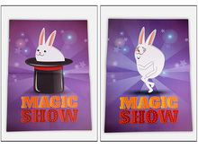 Top Hat Magic Show Magic Tricks Comedy Stage Magic Hat Magician Appearing from Poster Magia Gimmick Magic Props Fun For Magicans 2024 - buy cheap
