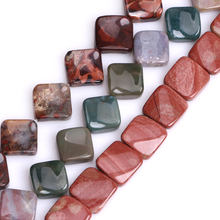 Natural Diagonal Square Indian Agates Stone Beads For Jewelry Making DIY Jewellery 15inches Free Shipping Wholesale Gem-inside 2024 - buy cheap