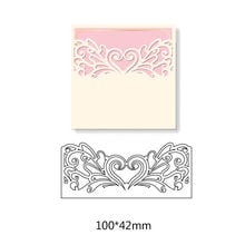 Hollow Heart Metal Cutting Dies for DIY Embossing Paper Crafts Creative Greeting Cards Photo Album Frame Covers Cutting Dies 2024 - buy cheap