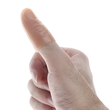 Резиновый магический трюк с наконечником большого пальца крупным планом исчезающий палец трюк реквизит PopCAS 95AE 2024 - купить недорого