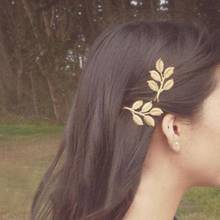Fashion Wedding Hair Gold Headbands Women Accessories Leaves Hair 2024 - buy cheap