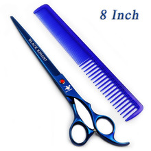 8 Inch Hairdressing Scissors Professional Hair Cutting Shears Barber Pet Grooming Scissors for dogs With comb 2024 - buy cheap