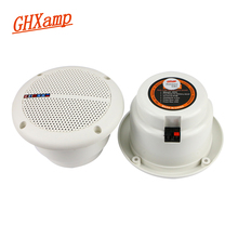 GHXAMP-altavoz de techo impermeable, claxon de Audio pasivo, ABS, blanco, 70-20000HZ, DB:87, nuevo, 2 uds. 2024 - compra barato