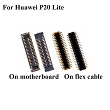 2 шт., разъем для док-станции, разъем Micro USB для зарядки FPC, разъем для материнской платы Huawei P20 Lite P 20 Lite, материнская плата P20lite 2024 - купить недорого