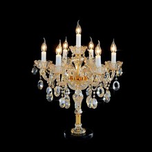 Candle crystal lamp simple marriage room European table lamp luxury living room bedroom bedside creative study table lamp 2024 - buy cheap