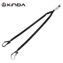 XINDA Professional High Altitude Protective Safety Nylon Sling Belt With Hook Wearable Anti Fall Off Double Hook Buffer Sling 2024 - buy cheap