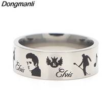 P3316 Dongmanli Cat кольцо из нержавеющей стали кольца для мужчин и женщин вечерние Обручальные модные черные Серебряные кольца ювелирные изделия 2024 - купить недорого