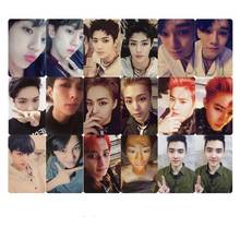 Kpop EXO LOTTO Album Paper Cards Chanyeol Baekhyun Self-made Autograph Photocard Poster 9pcs/set 2024 - buy cheap