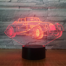 Jeep Desk Lamp Creative 3D LED Colorful Gradients Car Shaped USB Night Lights Mood Bedside Sleep Lighting USB Bedroom Decor Gift 2024 - buy cheap