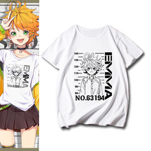 The Promised Neverland cosplay T-Shirt Anime Emma Norman Ray Fashion Women Men Short-sleeved tops Tees 2024 - buy cheap