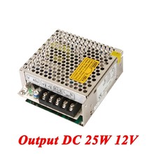 S-25-12 Mini 2A Única Saída de comutação da fonte de alimentação 25 W 12 V ac dc conversor para led driver, AC110V/220 V para DC 12 V 2024 - compre barato