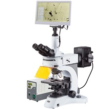 AmScope 40X-1000X Upright Fluorescence Microscope with Rotating Multi-filter Turret + HDMI Camera + Screen  FM820T-HD18-HDM 2024 - buy cheap