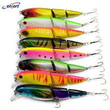 8PCS/Lot Fishing lures 10.5CM-14G-6# Hooks Minnow Jointed lure wobbler pesca artificial hard bait fishing tackle Swimbait tackle 2024 - buy cheap