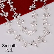 N156 Hot Sale Fine Silver Color Jewelry,Wholesale Factory Price Charms Free Shipping Fashion Purple Necklace /aeeaivla Aeiaivpa 2024 - buy cheap