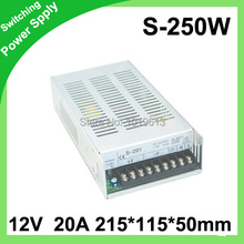 250W 12V 20A Single Output Switching power supply for LED Strip light AC to DC LED Driver 2024 - buy cheap