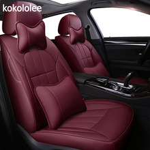 Kokololee-capa para banco de carro em couro legítimo, personalizado, para buick invave regal aberto, excelle, estacionamento, vida aberta, gl6, gl8 2024 - compre barato