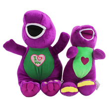 Brinquedos roxos do luxuoso do dinossauro dos brinquedos do luxuoso de barney benny de 20/30cm para o presente de aniversário 2024 - compre barato