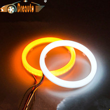 Car Halo Rings Angel Eyes LED White and Yellow 60/70/80/90/95/100/110/120 MM Motorcycle Car Angel Eyes LED Waterproof DC 12V 3W 2024 - buy cheap