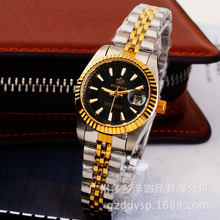 HK REGINALD-Reloj de pulsera de acero dorado para mujer, cronógrafo de corona de alta calidad, reloj con calendario, negocios, regalo para mujer, venta al por mayor 2024 - compra barato