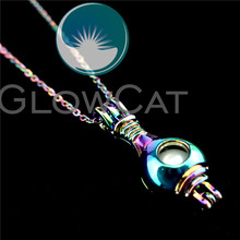 R-C595 Colorful Bottle Beads Cage Pendant Perfume Diffuser Aromatherapy Stone Pearl Cage Locket Necklace 2024 - buy cheap