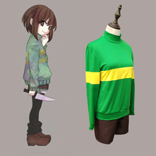 Undertale Cosplay Chara / Frisk Cosplay Costume Long Sleeve T-shirt Hoodies Coat Shorts Knife Shoes Game Cosplay Costumes 2024 - buy cheap