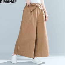 DIMANAF Oversize Women Long Harem Pants Female Trousers Large Size Vintage Elastic Waist Autumn Winter Thicken Loose Fit 4XL 2024 - buy cheap