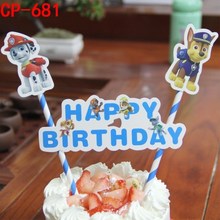 1 Set Birthday Cupcake Toppers Plug-in Cake Decorations for Kids Happy Birthday Party Cake Wedding Cake Topper Decor Accessories 2024 - buy cheap