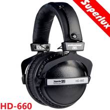 Superlux HD660 Closed Dynamic Stereo Headphone Professional Studio DJ Monitoring HIFI Headphone Noise-canceling Headset 2024 - buy cheap