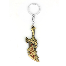 dongsheng God Of War Keychain Sword OLYMPUS KRATOS Key Chain Men's Fashion Jewelry Classic Keyring Key Holder 2024 - buy cheap