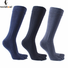 Veridical 5 par / lote 2010 gran oferta calcetines de cinco dedos calcetines largos de algodón peinado de buena calidad calcetín de compresión de 5 dedos Calcetine 2024 - compra barato