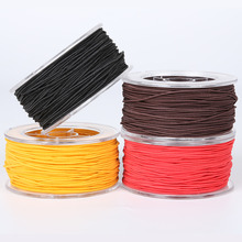 Corda elástica de borracha para costura, corda redonda forte de 15-30m, 0.8/1.0/1.2/1.5mm, acessórios de costura diy 2024 - compre barato