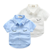 Одежда для маленьких мальчиков, блузки и рубашки для мальчиков, детская хлопковая рубашка для мальчиков, одежда и аксессуары, рубашка для ма... 2024 - купить недорого