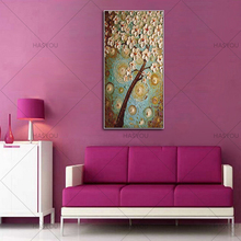 Pop Handpainted Abstract Oil Painting Grey Tree Palette Knife On Canvas Wall Art Modern Decoration Home Picture No Frame 2024 - buy cheap