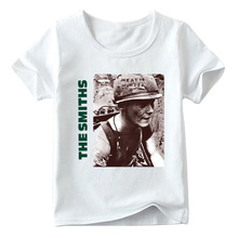 Camiseta con estampado de banda de Rock de los Smiths para niños y niñas, Tops blancos de manga corta de verano, camiseta informal para niños, ooo4176 2024 - compra barato