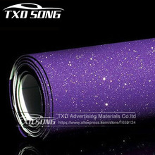 10/20/30/40/50/60X152CM/Lot Purple Glitter Vinyl Film for car wrapping with air free bubble matte Glitter sanding Film wrapping 2024 - buy cheap