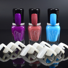 New False Nail 50PCS Nail Polish Ring Bottle Top Salon Clip On Chart Tool Colour Manicure Gel Nails Art Tool 2024 - buy cheap