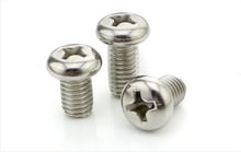 5pcs Stainless steel screws M10*45/50/55/60-100 mm cross pan head machine screws, round head bolts 2024 - buy cheap