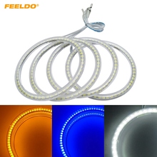 FEELDO 4Pcs/Set Car LED Halo Rings Angel Eyes DRL Head Lamp For BMW E46 Coupe 2D (04+)/E46 Cabrio/Z3 2024 - buy cheap