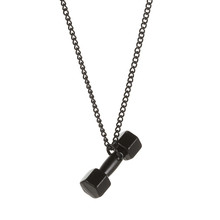 Fashion Fitness Barbell Pendant Necklace For Women Men Bodybuilding Gym Barbell Necklaces Fitness Jewelry Gifts 2024 - buy cheap