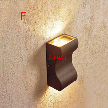 Modern Minimalist Creative Outdoor Lighting 6W 12W COB LED Wall Lamps for Garden Courtyard Porch Corridor Wall Lights 85-265V 2024 - buy cheap