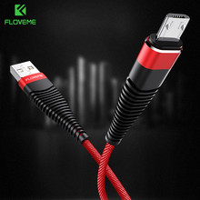 FLOVEME Durable Micro USB Cable For Samsung Xiaomi Huawei LG Fast Charging Date Cable Micro USB 1M 2M Charging Cabo Accessories 2024 - buy cheap