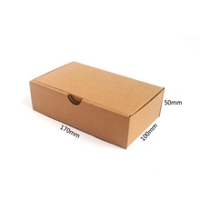 200pc Kraft paper Corrugated Gift Boxe Mailer Shipping Box Corrugated Carton Wedding Gift Package Christmas Party Decor Supplies 2024 - buy cheap