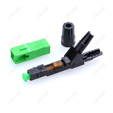 ZHWCOMM High Quality SC APC Single Mode  Fiber Optic Quick Fast Connector FTTH Cold Connector Free shipping 2024 - buy cheap